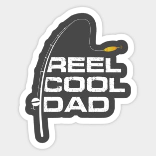 Reel Cool Dad Sticker